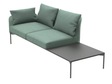 BLOOM 1232 DX/SX - Modular 2 seater fabric sofa by Et al. - view 2